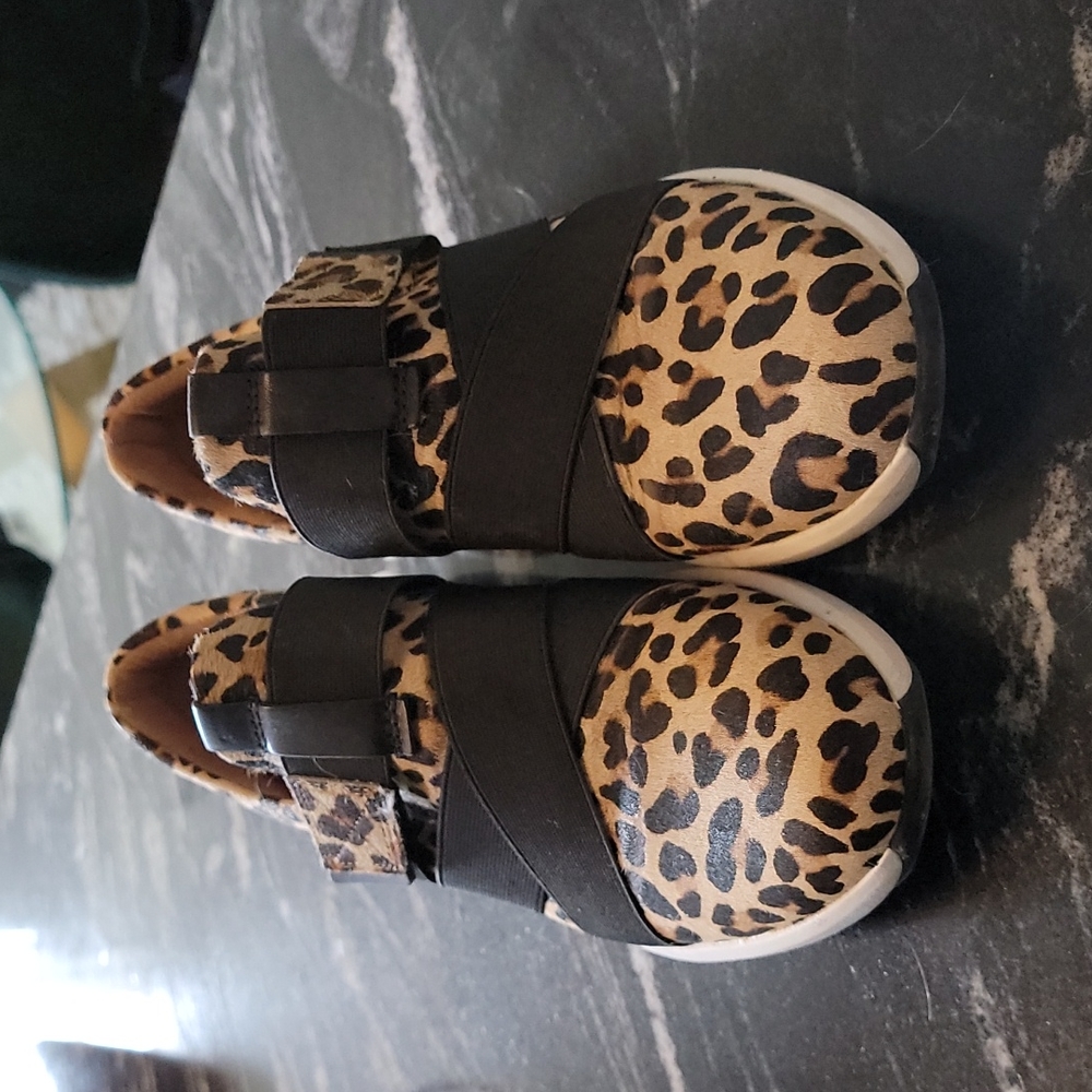 Clark's Leopard Print Shoes